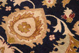 handmade Traditional Kafkaz Chobi Ziegler Blue Red Hand Knotted RECTANGLE 100% WOOL area rug 10 x 14