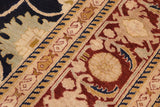 handmade Traditional Kafkaz Chobi Ziegler Blue Red Hand Knotted RECTANGLE 100% WOOL area rug 10 x 14