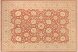 Bohemien Ziegler Karma Brown Tan Hand-Knotted Wool Rug - 10'5'' x 13'8''