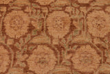 handmade Transitional Kafkaz Chobi Ziegler Brown Tan Hand Knotted RECTANGLE 100% WOOL area rug 6 x 8