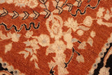 handmade Traditional Kafkaz Chobi Ziegler Rust Black Hand Knotted RECTANGLE 100% WOOL area rug 6 x 9