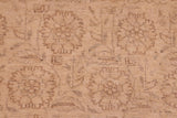 handmade Transitional Kafkaz Chobi Ziegler Tan Brown Hand Knotted RECTANGLE 100% WOOL area rug 6 x 9