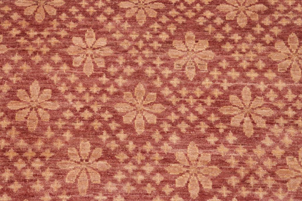 handmade Transitional Kafkaz Chobi Ziegler Red Brown Hand Knotted RECTANGLE 100% WOOL area rug 6 x 9