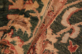 handmade Traditional Kafkaz Chobi Ziegler Green Rust Hand Knotted RECTANGLE 100% WOOL area rug 6 x 9