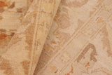 handmade Traditional Kafkaz Chobi Ziegler Beige Brown Hand Knotted RECTANGLE 100% WOOL area rug 6 x 9