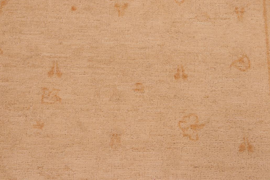 handmade Transitional Kafkaz Chobi Ziegler Tan Rust Hand Knotted RECTANGLE 100% WOOL area rug 6 x 9