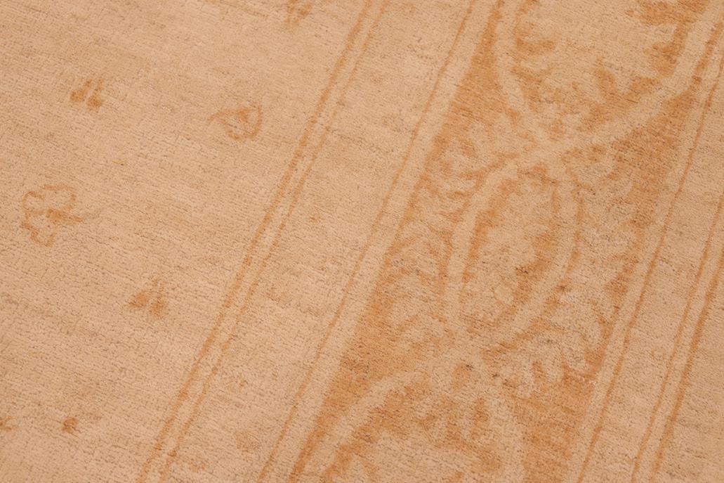handmade Transitional Kafkaz Chobi Ziegler Tan Rust Hand Knotted RECTANGLE 100% WOOL area rug 6 x 9