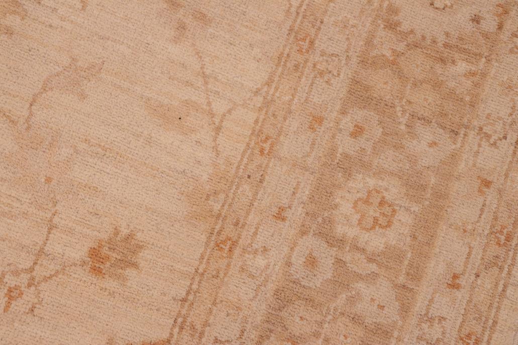 handmade Traditional Kafkaz Chobi Ziegler Tan Brown Hand Knotted RECTANGLE 100% WOOL area rug 6 x 9