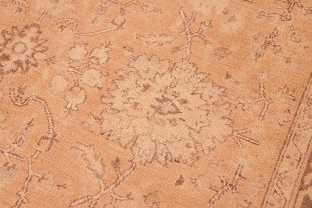handmade Traditional Kafkaz Chobi Ziegler Brown Tan Hand Knotted RECTANGLE 100% WOOL area rug 6 x 9