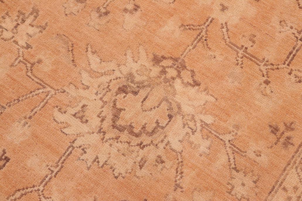 handmade Traditional Kafkaz Chobi Ziegler Brown Tan Hand Knotted RECTANGLE 100% WOOL area rug 6 x 9