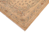 handmade Traditional Kafkaz Chobi Ziegler Tan Green Hand Knotted RECTANGLE 100% WOOL area rug 6 x 9