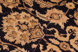 handmade Traditional Kafkaz Chobi Ziegler Blue Lt. Gold Hand Knotted RECTANGLE 100% WOOL area rug 10 x 14