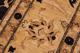 handmade Traditional Kafkaz Chobi Ziegler Blue Lt. Gold Hand Knotted RECTANGLE 100% WOOL area rug 10 x 14