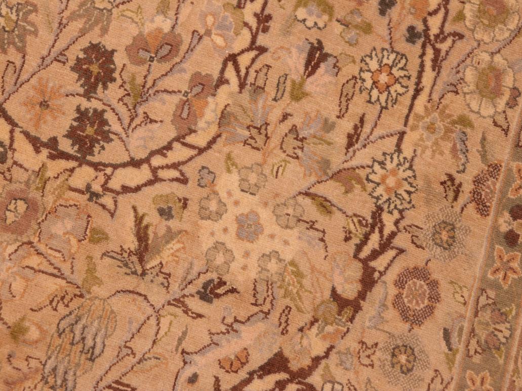 handmade Traditional  Taupe Brown Hand Knotted RECTANGLE 100% WOOL area rug 6x10