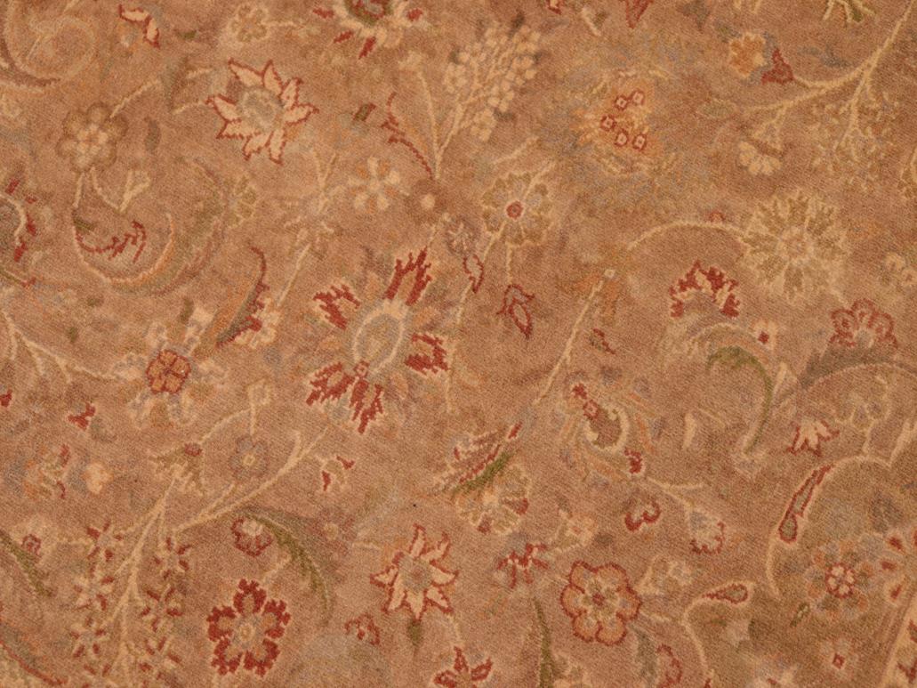 handmade Traditional Kasbeen Taupe Green Hand Knotted RECTANGLE 100% WOOL area rug 6x10