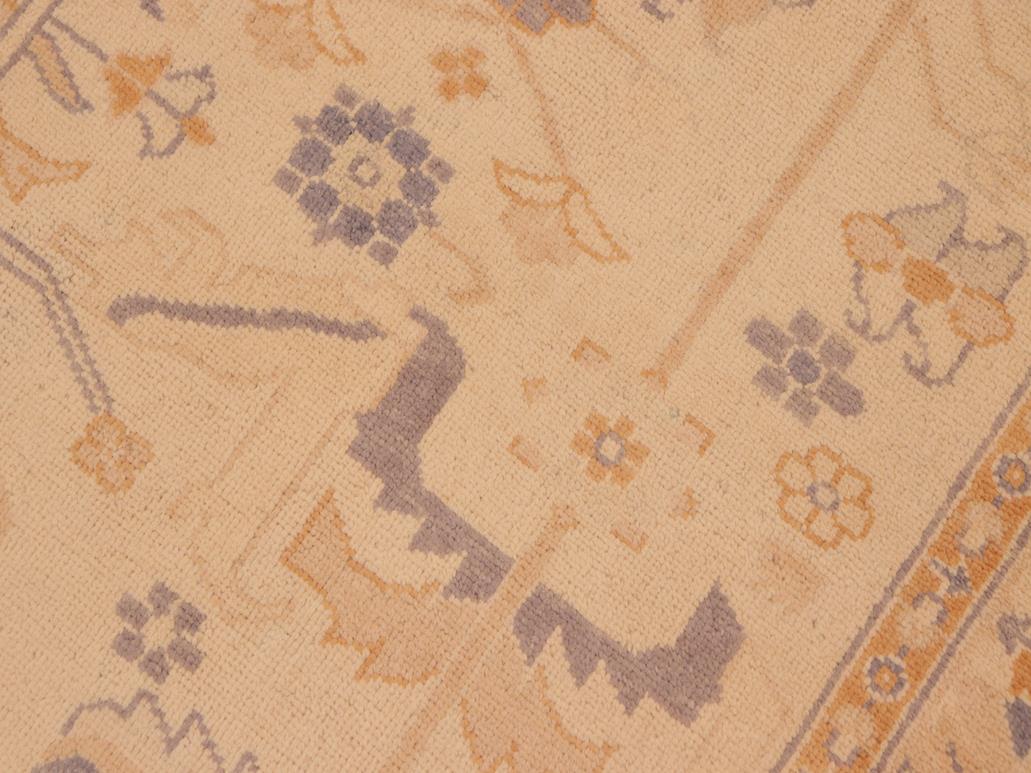 handmade Geometric Kafkaz Ivory Lt. Gray Hand Knotted RECTANGLE 100% WOOL area rug 8x10