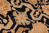 handmade Traditional Kafkaz Chobi Ziegler Blue Orange Hand Knotted RECTANGLE 100% WOOL area rug 8 x 10