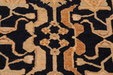 handmade Traditional Kafkaz Chobi Ziegler Blue Orange Hand Knotted RECTANGLE 100% WOOL area rug 8 x 10