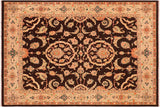 Bohemien Ziegler Jae Brown Tan Hand-Knotted Wool Rug - 8'0'' x 9'6''