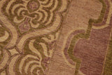 handmade Transitional Kafkaz Chobi Ziegler Lt. Green Tan Hand Knotted RECTANGLE 100% WOOL area rug 9 x 12