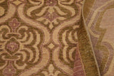 handmade Transitional Kafkaz Chobi Ziegler Lt. Green Tan Hand Knotted RECTANGLE 100% WOOL area rug 9 x 12