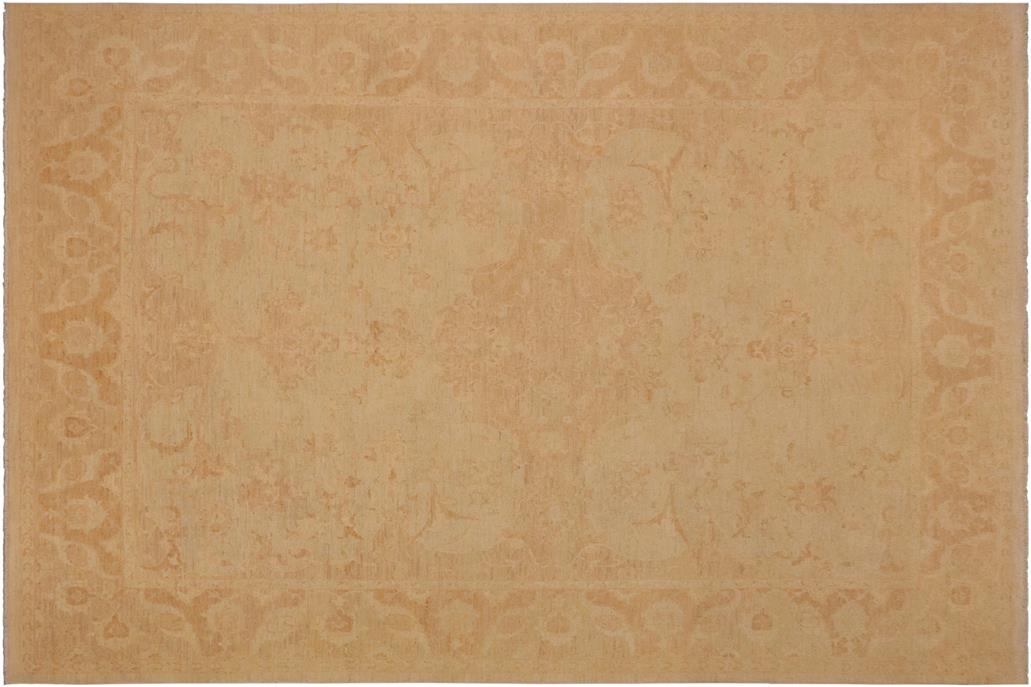 handmade Traditional Kafkaz Chobi Ziegler Lt. Green Brown Hand Knotted RECTANGLE 100% WOOL area rug 9 x 12