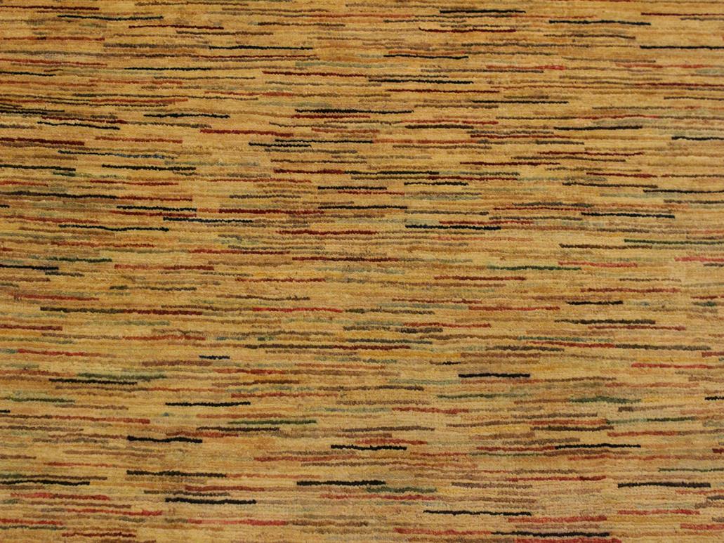 Bohemian Gabbeh Janee Beige/Rust Wool Rug - 3'10'' x 5'9''