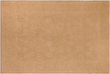 handmade Transitional Kafkaz Chobi Ziegler Brown Tan Hand Knotted RECTANGLE 100% WOOL area rug 10 x 14