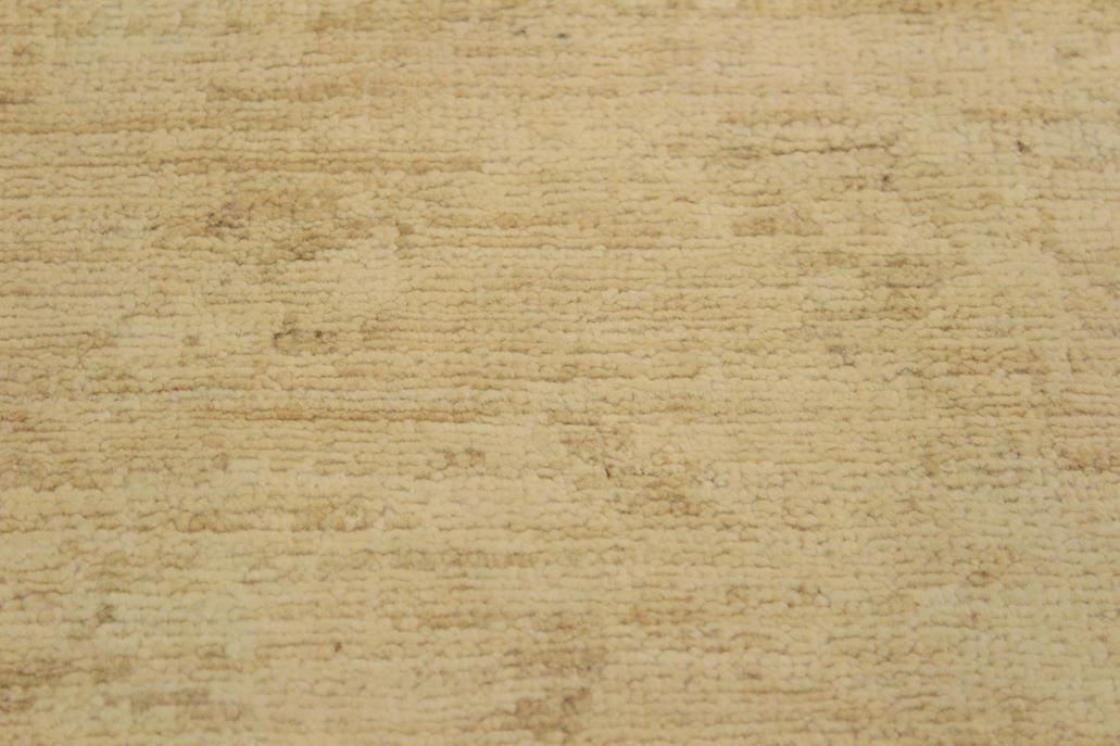 Handmade Kafakz Chobi Ziegler Modern Contemporary Lt. Tan Tan Hand Knotted Rectangel Hand Knotted 100% Vegetable Dyed wool area rug 10 x 14