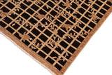 handmade Transitional Kafkaz Chobi Ziegler Black Tan Hand Knotted RECTANGLE 100% WOOL area rug 8 x 10