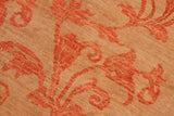 handmade Transitional Kafkaz Chobi Ziegler Tan Red Hand Knotted RECTANGLE 100% WOOL area rug 8 x 10
