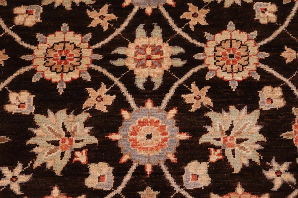 handmade Transitional Kafkaz Chobi Ziegler Brown Beige Hand Knotted RECTANGLE 100% WOOL area rug 8 x 10