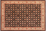 Classic Ziegler Miss Brown Beige Hand-Knotted Wool Rug - 7'11'' x 9'10''