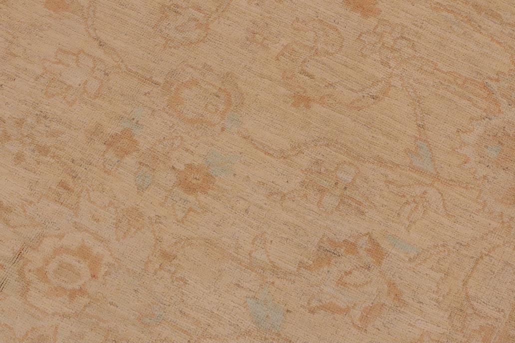 handmade Traditional Kafkaz Chobi Ziegler Beige Green Hand Knotted RECTANGLE 100% WOOL area rug 9 x 12