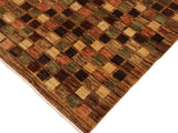Boho Chic Gabbeh Demetriu Brown/Tan Wool Rug - 8'11'' x 11'7''