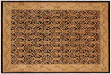 handmade Transitional Kafkaz Chobi Ziegler Black Tan Hand Knotted RECTANGLE 100% WOOL area rug 9 x 12