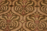 handmade Transitional Kafkaz Chobi Ziegler Green Brown Hand Knotted RECTANGLE 100% WOOL area rug 9 x 12