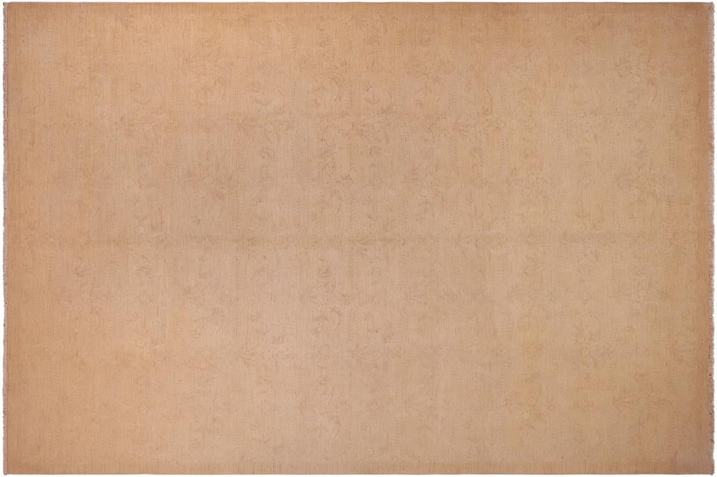 handmade Transitional Kafkaz Chobi Ziegler Tan Lt. Brown Hand Knotted RECTANGLE 100% WOOL area rug 9 x 12
