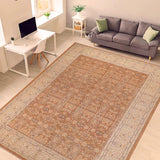 handmade Transitional Kafkaz Chobi Ziegler Lt. Brown Beige Hand Knotted RECTANGLE 100% WOOL area rug 9 x 12