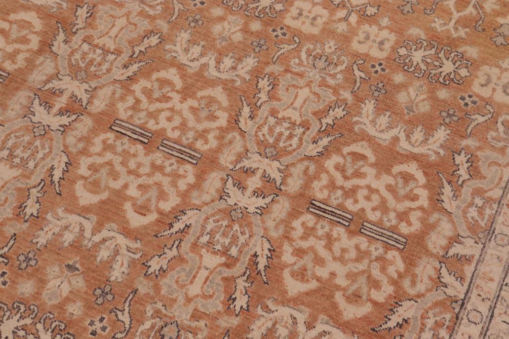 handmade Transitional Kafkaz Chobi Ziegler Lt. Brown Beige Hand Knotted RECTANGLE 100% WOOL area rug 9 x 12