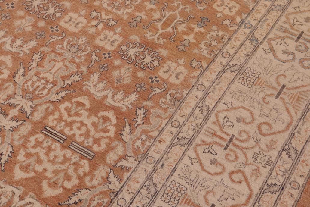 handmade Transitional Kafkaz Chobi Ziegler Lt. Brown Beige Hand Knotted RECTANGLE 100% WOOL area rug 9 x 12
