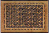 handmade Transitional Kafkaz Chobi Ziegler Blue Green Hand Knotted RECTANGLE 100% WOOL area rug 9 x 12
