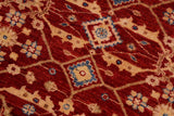 handmade Transitional Kafkaz Chobi Ziegler Red Lt. Green Hand Knotted RECTANGLE 100% WOOL area rug 9 x 12