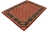 handmade Transitional Kafkaz Chobi Ziegler Red Black Hand Knotted RECTANGLE 100% WOOL area rug 9 x 11