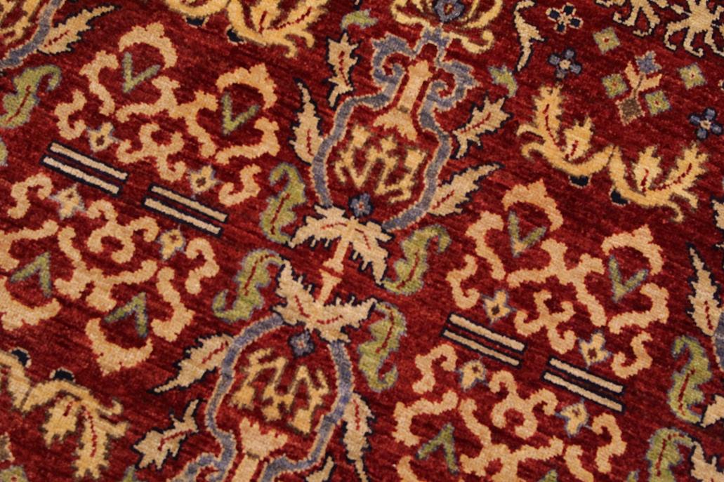 handmade Transitional Kafkaz Chobi Ziegler Red Lt. Green Hand Knotted RECTANGLE 100% WOOL area rug 9 x 12