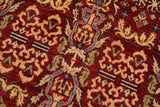 handmade Transitional Kafkaz Chobi Ziegler Red Lt. Green Hand Knotted RECTANGLE 100% WOOL area rug 9 x 12