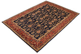 handmade Transitional Kafkaz Chobi Ziegler Blue Red Hand Knotted RECTANGLE 100% WOOL area rug 9 x 12