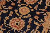 handmade Transitional Kafkaz Chobi Ziegler Blue Red Hand Knotted RECTANGLE 100% WOOL area rug 9 x 12