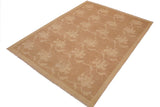 handmade Transitional Kafkaz Chobi Ziegler Lt. Brown Beige Hand Knotted RECTANGLE 100% WOOL area rug 9 x 12
