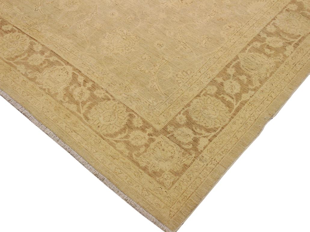 handmade Traditional Kafkaz Lt. Tan Lt. Brown Hand Knotted RECTANGLE 100% WOOL area rug 9x12